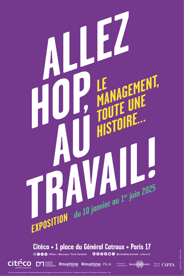 Affiche de l'exposition Allez hop au travail